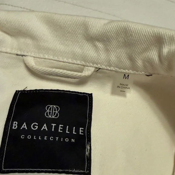 Bagatelle Collection Off-White Denim Jacket - Picture 7 of 7